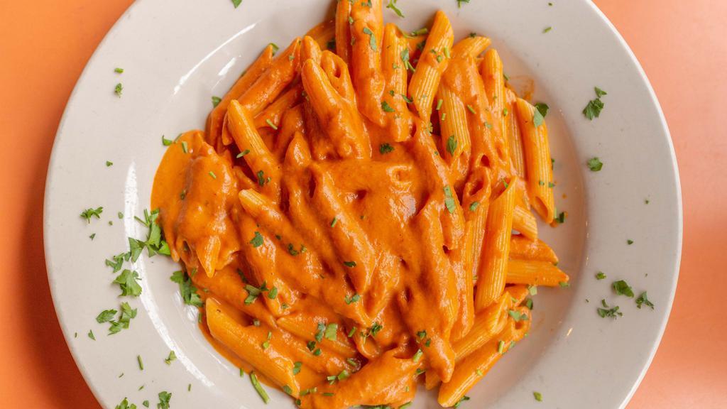 Penne Alla Vodka · Served with choice of pasta.