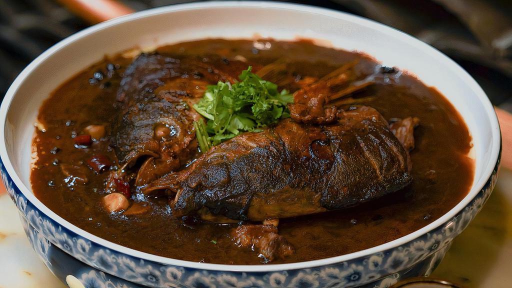 Braised Whole Fish In Brown Sauce · With handmade pancakes