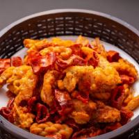 Golden Crispy Prawn  · Crispy whole prawns, Chef’s special sweet and sour sauce