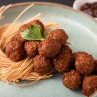 Deep Fried Meatballs · Ground pork, ginger, with pepper salt and Chef’s special sauce