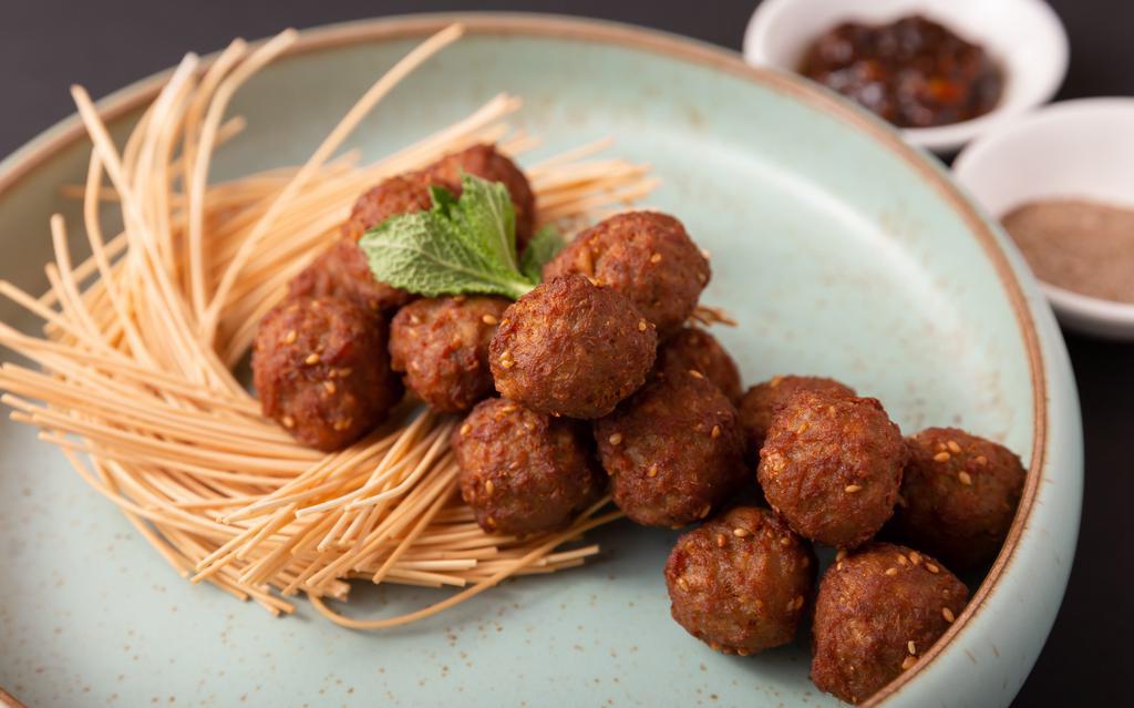 Deep Fried Meatballs · Ground pork, ginger, with pepper salt and Chef’s special sauce