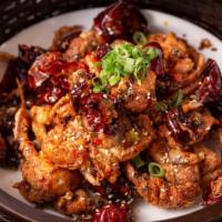 Soft Shell Crab · Stir-fried soft shell crab with Szechuan peppers
