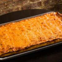 Vodka Square (Pie) · Fresh mozzarella, grated parmesan, vodka sauce, extra virgin olive oil.