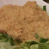 Ginger Salad · With homemade ginger dressing.