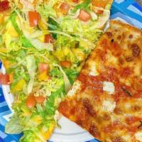 Big Mac Pizza · With hamburger, yellow cheeses, lettuce, tomatoes, onions, pickle and secret sauce.
