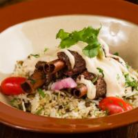 Beef Kebab · Gluten-Free. Roni's famous beef kebab made from prime cuts  fine herbs and a lot of love.