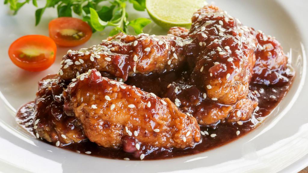 Sweet Thai Chili Wings · 12 pieces of Sweet Thai Chili wings, served in Customer's preference of Style and sauce.