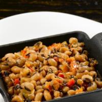 Black-Eyed Peas With Chicken Sausage · Gluten-free. Vegan available.
