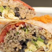 Torpedo Burrito · Whole wheat tortilla, choice of 1 protein, with Cocobrown rice, Roselia’s black beans, chees...