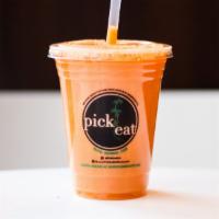 Cold And Flu Buster · Mango, pineapple, strawberries, passion fruit juice and ginger root