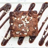 Cacao Brownie · Chocolate chip brownie. Gluten, Nut and Dairy free.