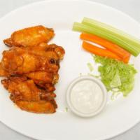 Our Original Famous Wings · Jumbo wings served with bleu cheese, celery and carrots. Your choice of wings sauce.