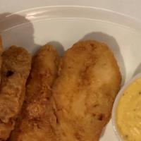 Classic Chicken Fingers · Traditional style with honey mustard. Add french fries for an additional charge.