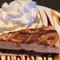 Reese'S Peanut Butter Pie · A silky-smooth peanut butter pie with peanut butter chips on a graham cracker crust finished...