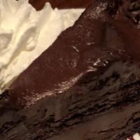 5 Layer Chocolate Cake · 5 layers of dark, moist chocolate cake sandwiched with the silkiest smooth chocolate filling...