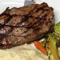 10 Oz. New York Sirloin Steak · Gluten Free.