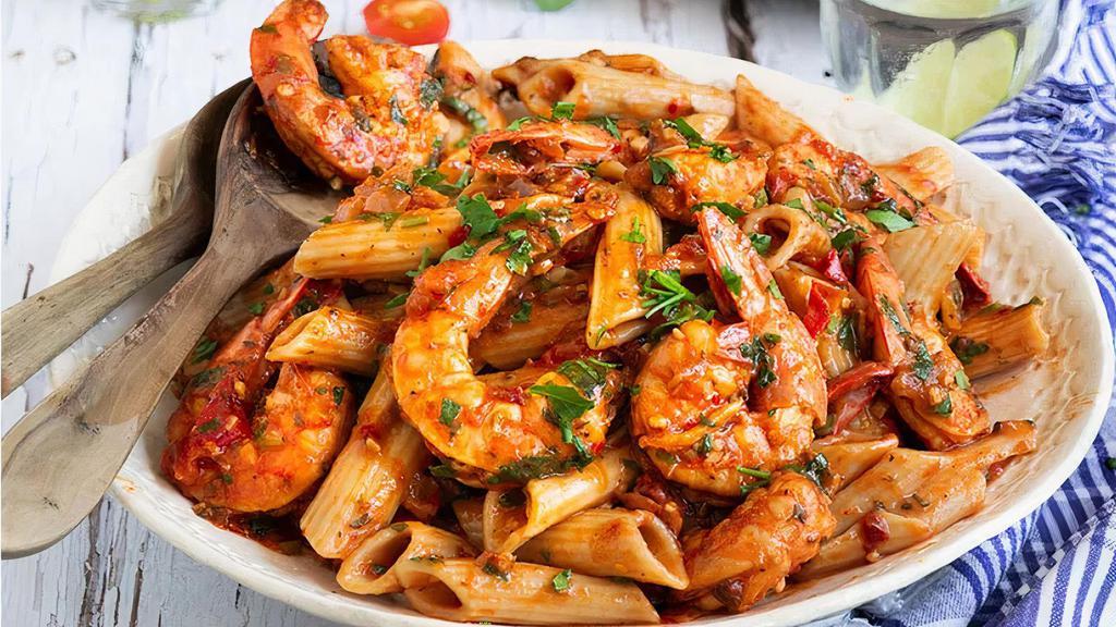 Seafood Ziti · Entree comes alone. 
Any sides are additional cost.