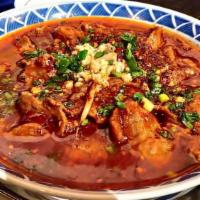 Beef In Hot Chili Sauce 水煮牛肉饭 · 