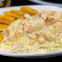 Shrimps (Camarones) · (a la blanca/ white sauce).