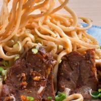 Noodles With Beef & Spicy Sauce · Vegetables are adjusted according to season. our products may contain or come into contact w...