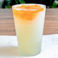 Lemon Slushie With Mango · Our products may contain or come into contact with peanuts dairy eggs wheat and other allerg...