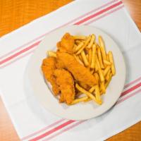 Chicken Fingers · Served with French Fries