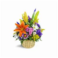 Ode To Springtime Basket™ · Spring is in the air with this cheerful basket! It's a perfect way to send a breath of fresh...