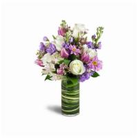 Smiling Grace™ · Bright purple hues pop among creamy white blooms for a stunning display! For a birthday, ann...