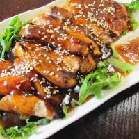Chicken Teriyaki · Japanese style with sweet sauce and cucumber chicken.