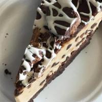 Peanut Butter Pie · milk chocolate and peanut butter mousse in a chocolate cookie crust, topped with chocolate a...