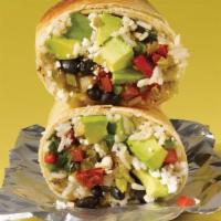 The Savage Garden (V) · Love it as is: This veggie ‘rito is crafted with avocado slices, black beans, sautéed pepper...