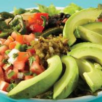 The Savage Garden Salad (V) · This veggie ‘rito is crafted with avocado slices, black beans, fresh mixed greens, pico de g...