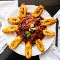 Red Red · Beans Stew Served With Plantains
