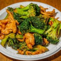 Chicken With Broccoli Lunch · Served with pork fried rice.