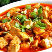Guan Fu Mapo Tofu · Signature Dish. Complex spicy flavor. Very spicy.