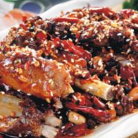 Aroma Pork Rib · Numbing and spicy fried large pork rib