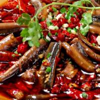 Sichuan Style Sliced Eel · numbing spicy braised sliced Chinese Eel