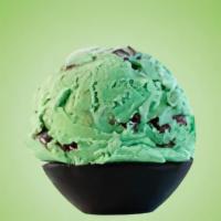 Mint Chip · Green mint flavored ice cream with super premium choco pieces