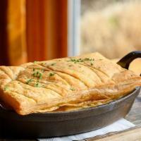 Chicken Pot Pie · Pulled chicken, country vegetables, puff pastry.