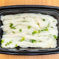 Plain Rice Noodle · Only scallions and sauce.