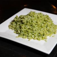 Cilantro Rice · White rice mixed with cilantro