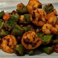 Dry Sauteed Baby Shrimp With Chili Pepper · 