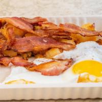 French Toast With Eggs & Bacon · 