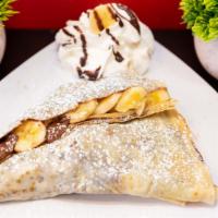 Nutella & Banana Crepe · 