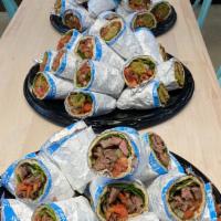 Pita Wraps · Assorted Pita Wraps with Chicken, Veggie and Gyro!
All with organic greens, Greek salad and ...