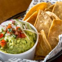 Guacamole · Served with Chips.