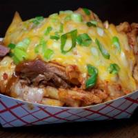 Cholander Fries · Loaded Fries with Kimchi, Pulled Pork, Fatcho Sauce, Cheese, Scallions. (If you do not want ...