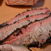 Bad As Texas Brisket · 12 Hour Smoked Brisket. 2 oz Fatcho Sauce on Side per ~8 oz meat.  Weights are approximate.