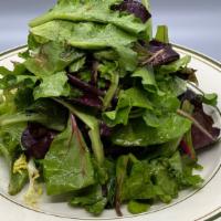 Mixed Greens Salad · Mixed greens salad with balsamic vinaigrette.