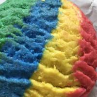 Rainbow · Chocolate chunk. Cookie dough centre.